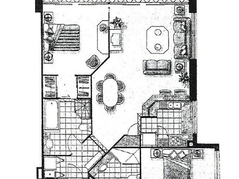 803/5-19 Palm Avenue, Surfers Paradise QLD 4217 Floorplan