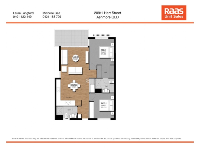 209/1 Hart Street, Ashmore QLD 4214 Floorplan