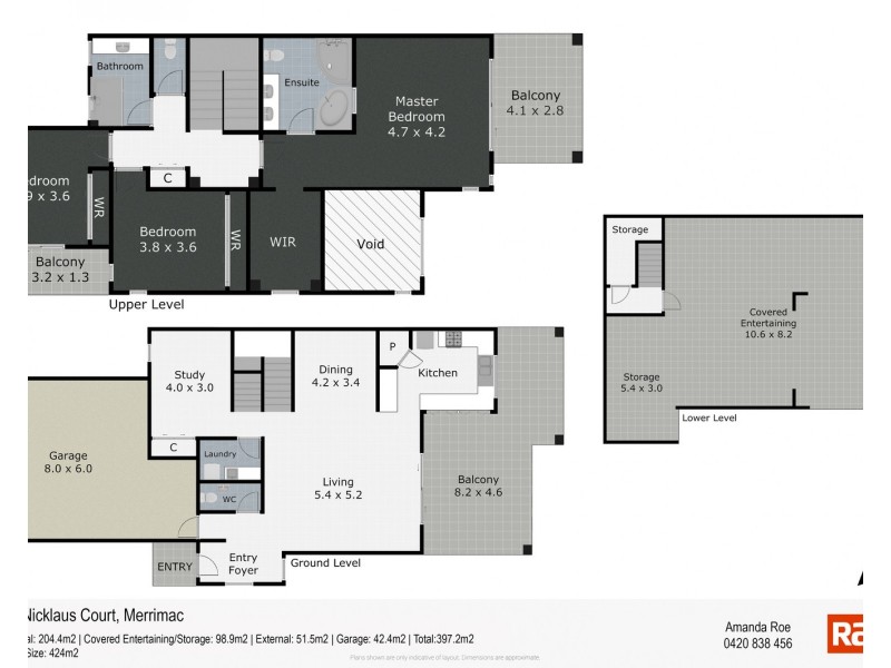 57 Nicklaus Court, Merrimac QLD 4226 Floorplan