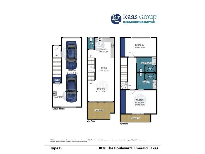 67/3028 The Boulevard, Carrara QLD 4211 Floorplan