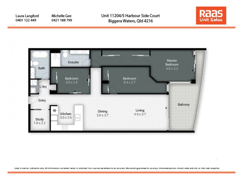 11204/5 Harbour Side Court, Biggera Waters QLD 4216 Floorplan