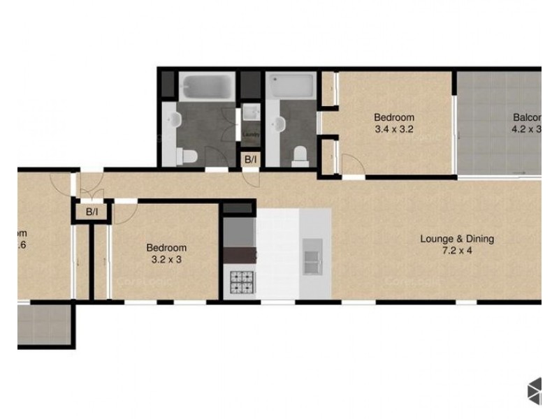 3074 3 Parkland Boulevard, Brisbane City QLD 4000
