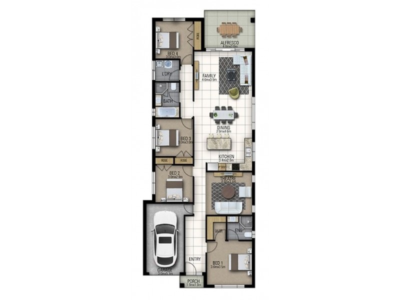 Lots 1-6 Parkway Avenue, Glenmore Park NSW 2745 Floorplan