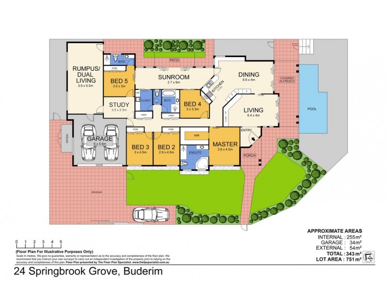 24 Springbrook Grove, Buderim QLD 4556 Floorplan