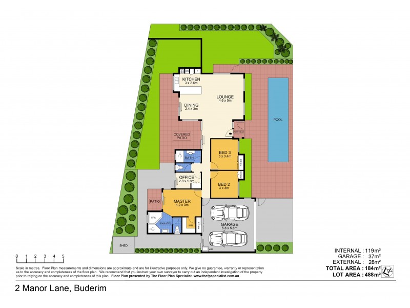2 Manor Lane, Buderim QLD 4556 Floorplan