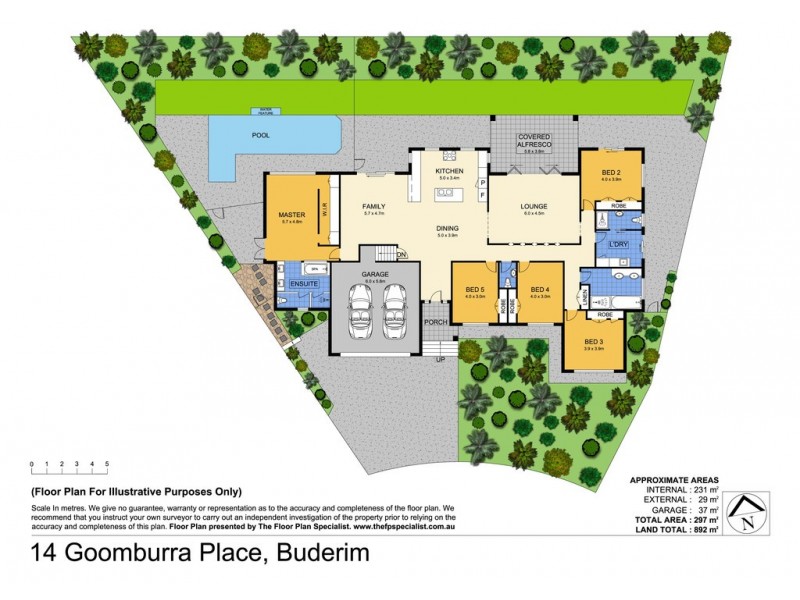 14 Goomburra Place, Buderim QLD 4556 Floorplan