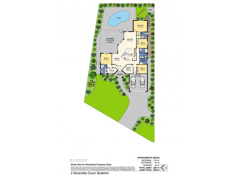 2 Serenella Court, Buderim QLD 4556 Floorplan