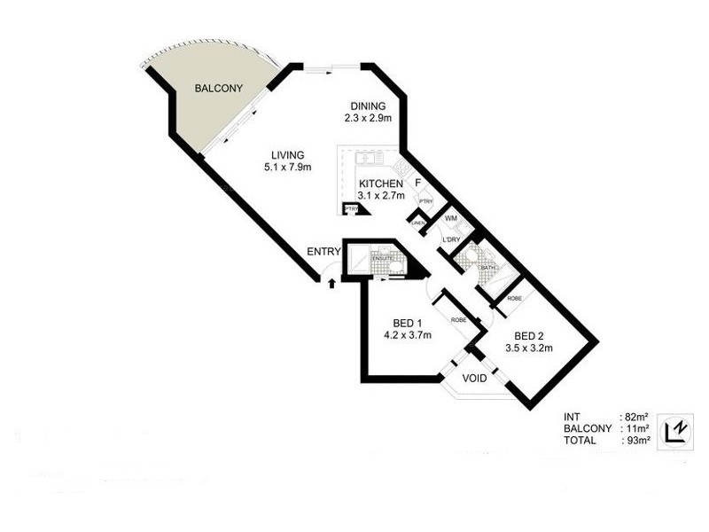 14/61A Burnett Street, Buderim QLD 4556 Floorplan