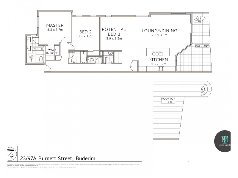 23/97A Burnett Street, Buderim QLD 4556 Floorplan