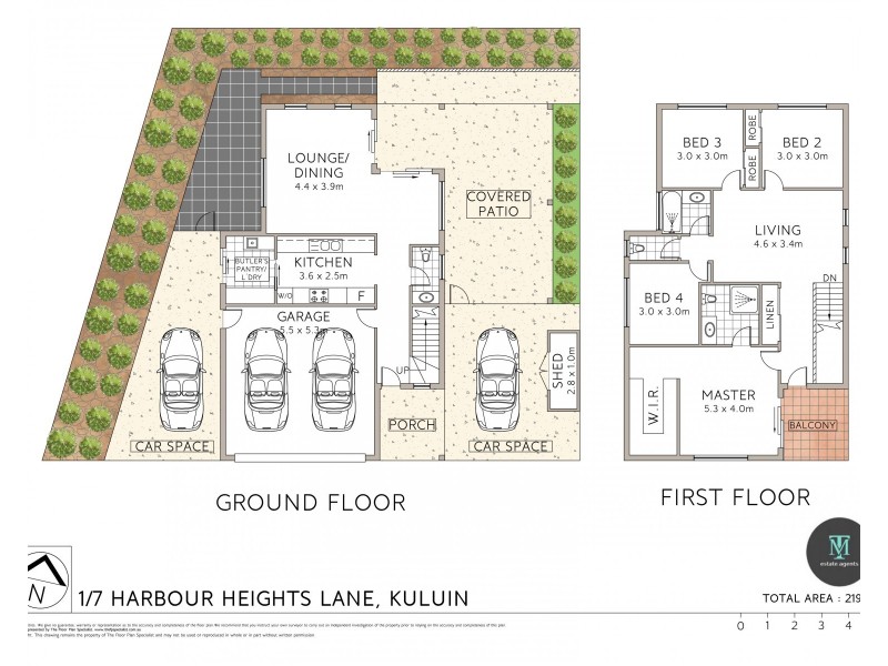 1/7 Harbour Heights Lane, Kuluin QLD 4558 Floorplan
