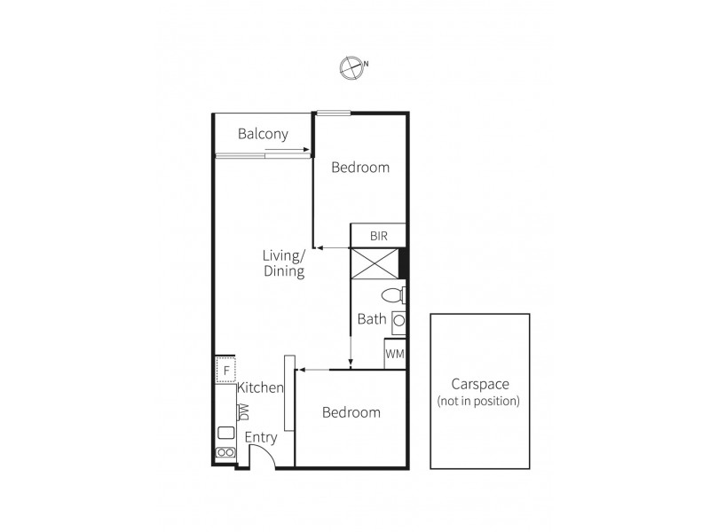205V/162 Albert Street, East Melbourne VIC 3002 Floorplan