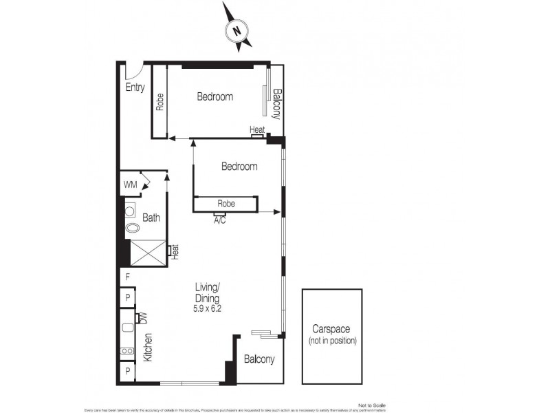 215V/162 Albert Street, East Melbourne VIC 3002 Floorplan
