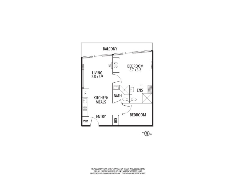703/8 Exploration Lane, Melbourne VIC 3000 Floorplan