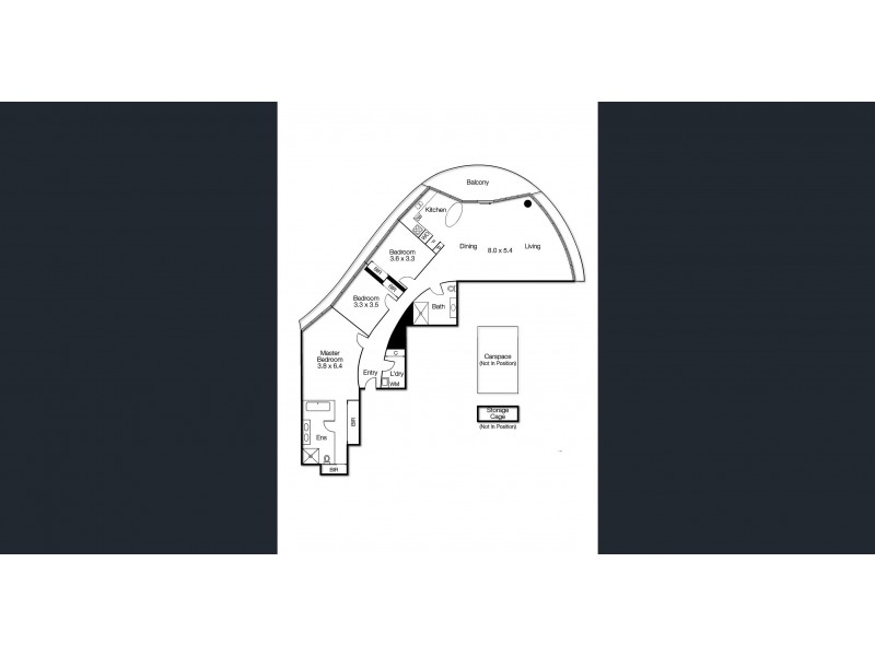 413/576 St Kilda Road, Melbourne VIC 3004 Floorplan