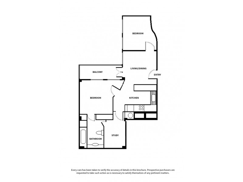 51/222 Victoria Street, North Melbourne VIC 3051 Floorplan