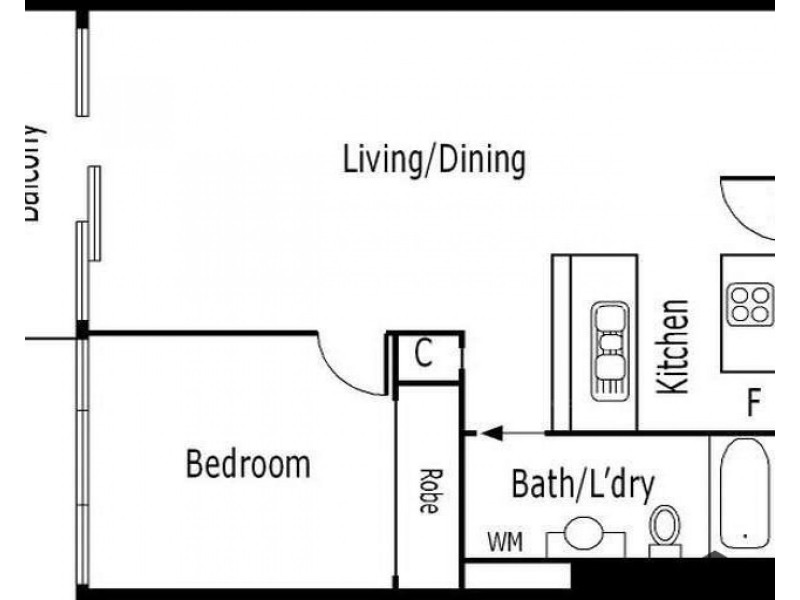 319/88 Kavanagh Street, Southbank VIC 3006 Floorplan