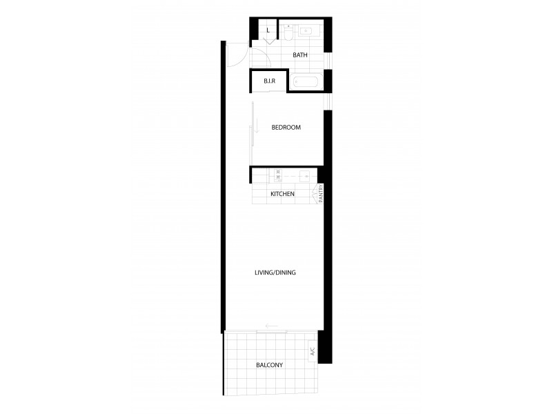 1006/200 Spencer Street, Melbourne VIC 3000 Floorplan