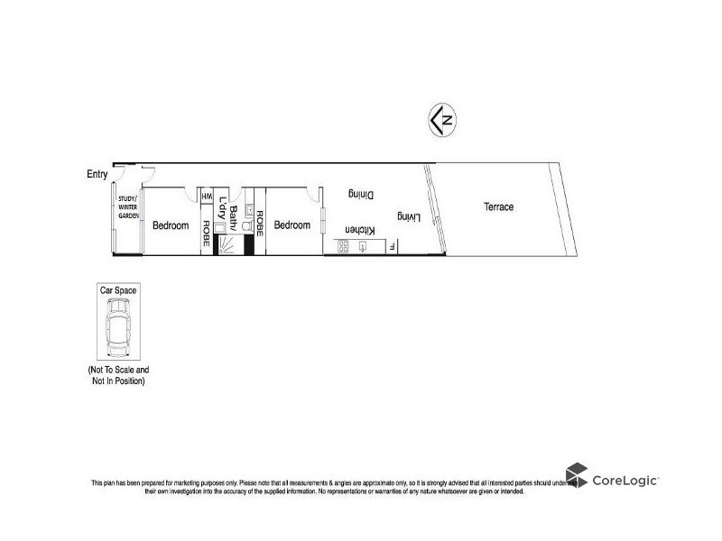 1406/555 Flinders Street, Melbourne VIC 3000 Floorplan