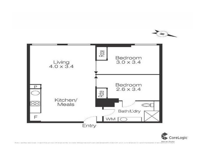806/115 Swanston Street, Melbourne VIC 3000 Floorplan