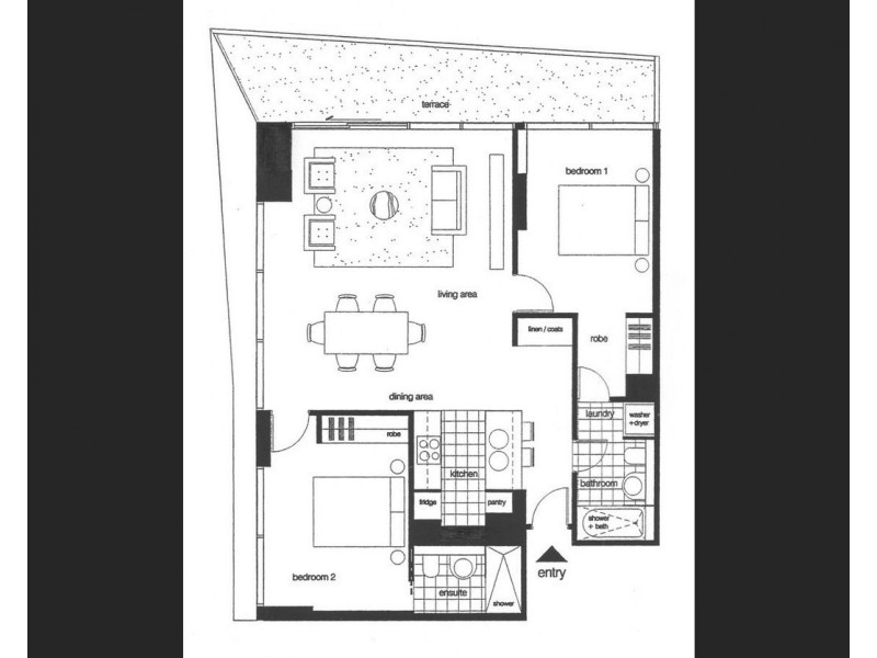 1501/620 Collins Street, Melbourne VIC 3000 Floorplan