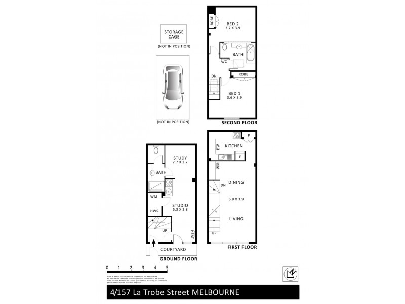 4/153 La Trobe Street, Melbourne VIC 3000 Floorplan