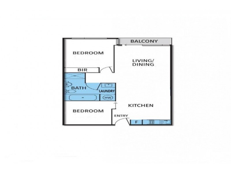 812/118 Russell Street, Melbourne VIC 3004 Floorplan