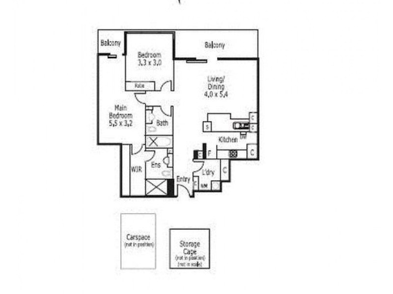 306/1 Powlett Street, East Melbourne VIC 3002 Floorplan