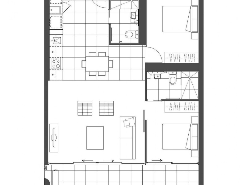 609/35 Malcolm Street, South Yarra VIC 3141 Floorplan
