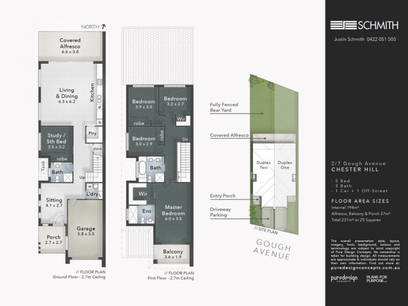 7 Gough Avenue, Chester Hill NSW 2162 Floorplan