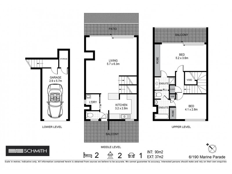 6/190 Marine Parade, Rainbow Bay QLD 4225 Floorplan