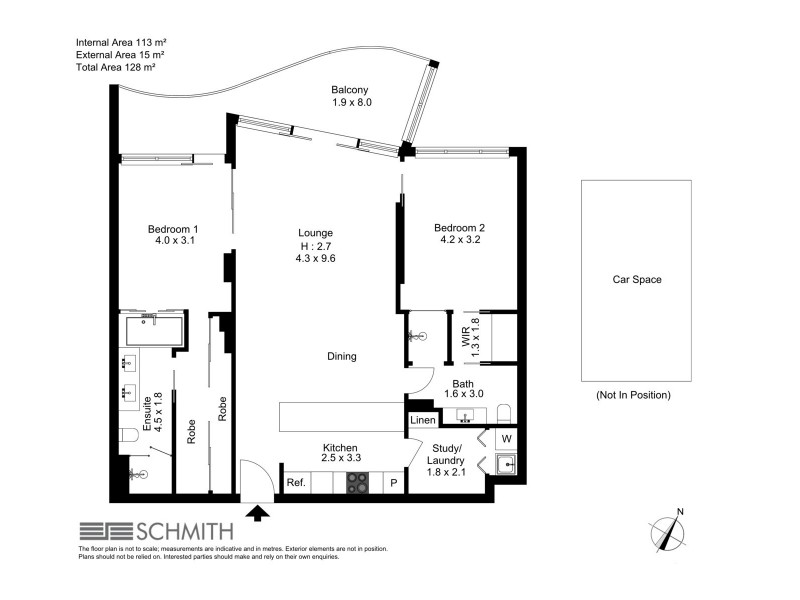 804/120 Marine Parade, Coolangatta QLD 4225 Floorplan