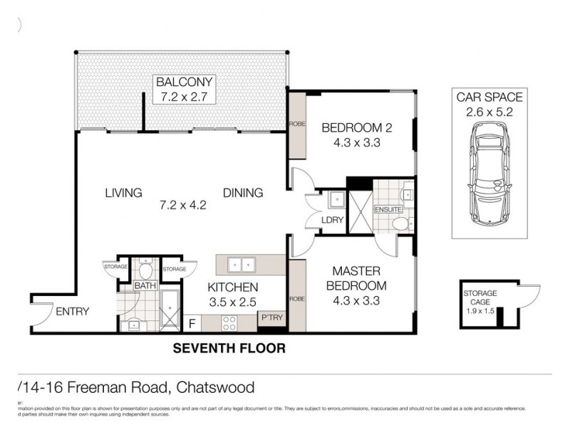 37/14-16 Freeman Road, Chatswood NSW 2067 Floorplan