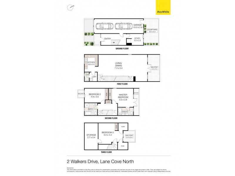 2 Walkers Drive, Lane Cove NSW 2066 Floorplan