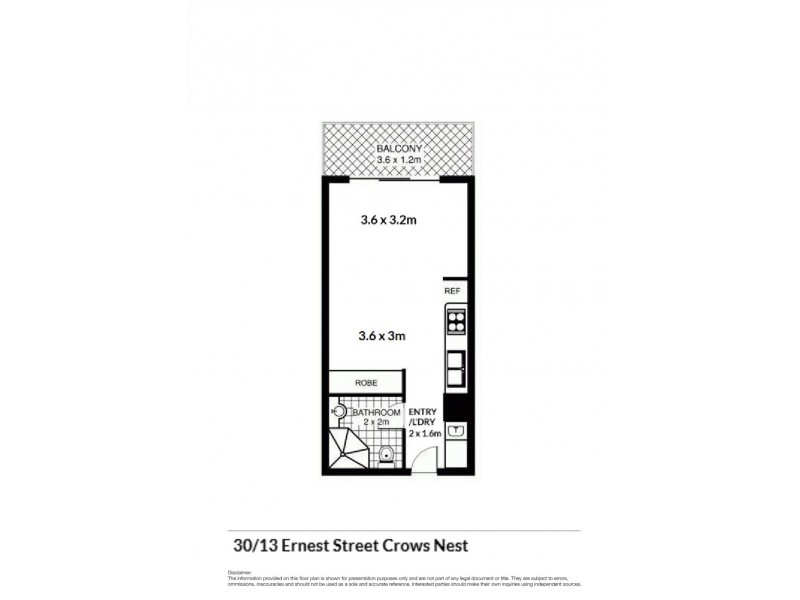 30/13 Ernest Street, Crows Nest NSW 2065 Floorplan