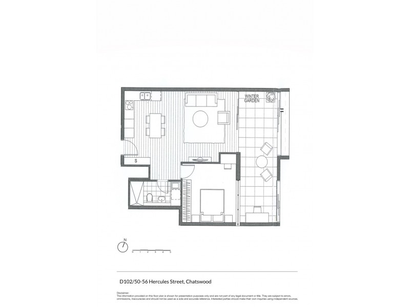 D102/50-56 Hercules Street, Chatswood NSW 2067 Floorplan