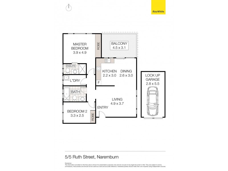 5/5 Ruth Street, Naremburn NSW 2065 Floorplan