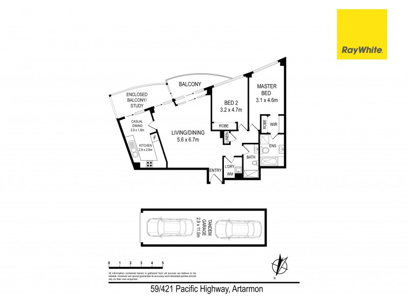 59/421-473 Pacific Highway, Artarmon NSW 2064 Floorplan