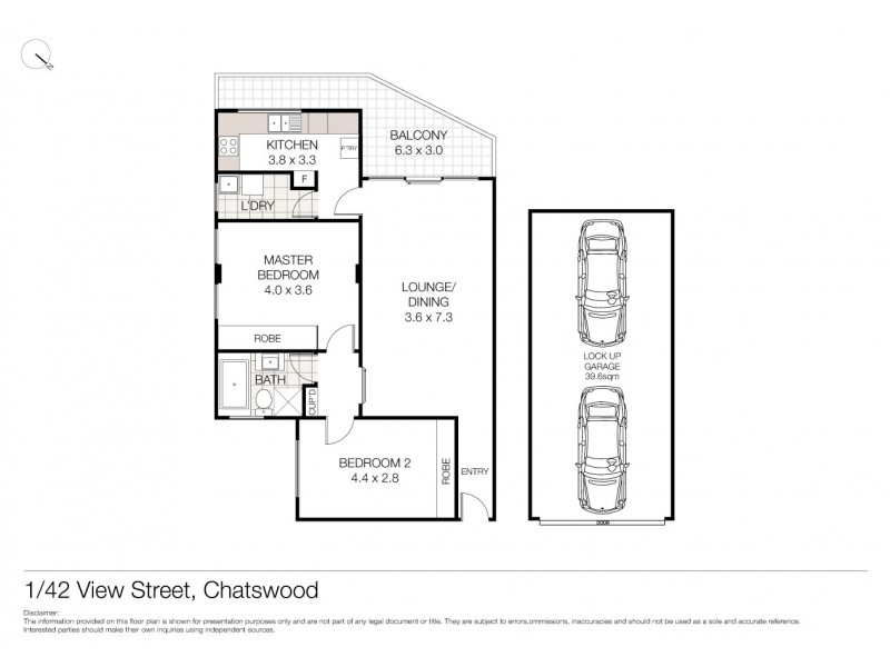 1/42 View Street, Chatswood NSW 2067 Floorplan