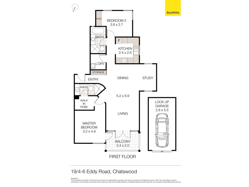 19/6 Eddy Road, Chatswood NSW 2067 Floorplan