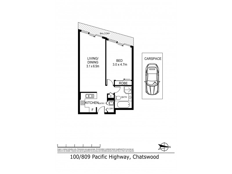 100/809-811 Pacific Highway, Chatswood NSW 2067 Floorplan