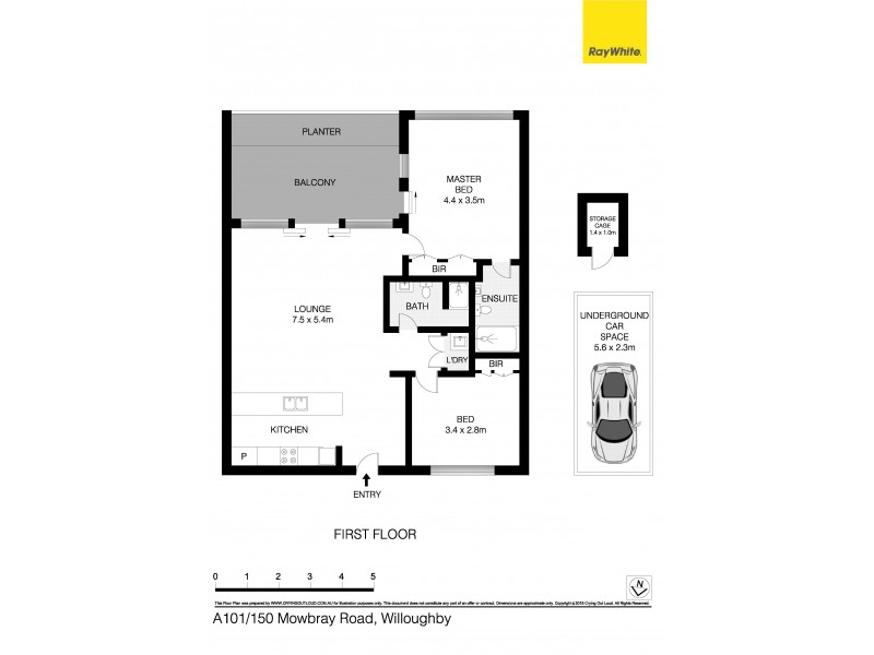 A101/150 Mowbray Road, Willoughby NSW 2068 Floorplan