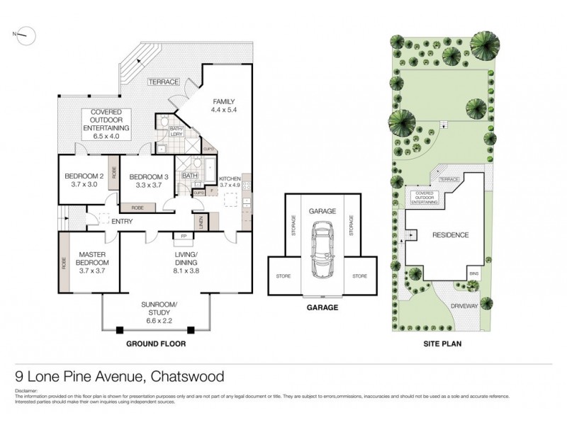 9 Lone Pine Avenue, Chatswood NSW 2067 Floorplan