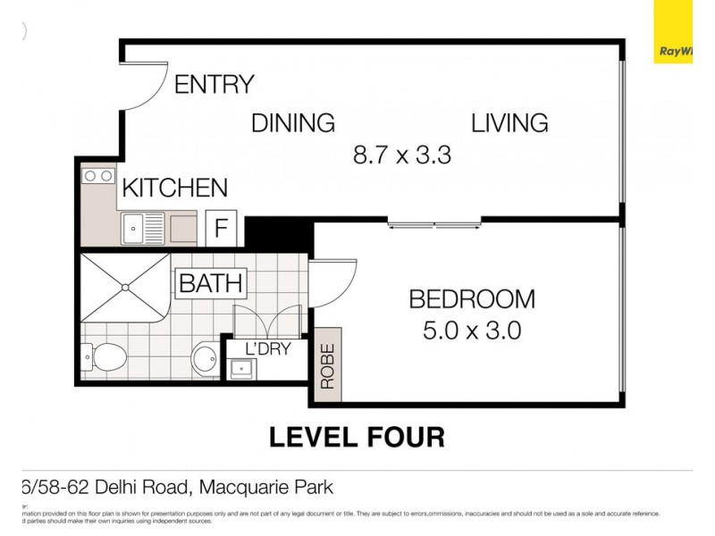 436/58-62 Delhi Road, Macquarie Park NSW 2113 Floorplan