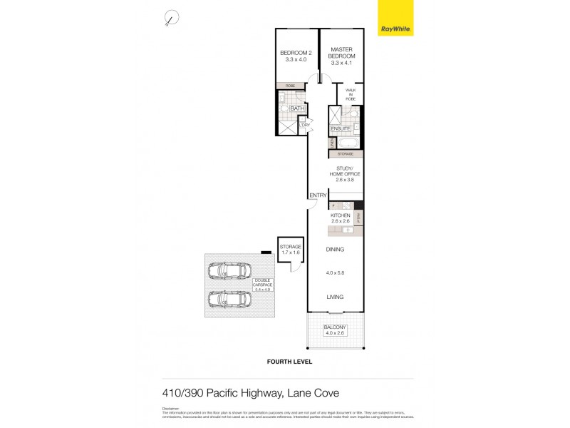 410/390 Pacific Highway, Lane Cove NSW 2066 Floorplan