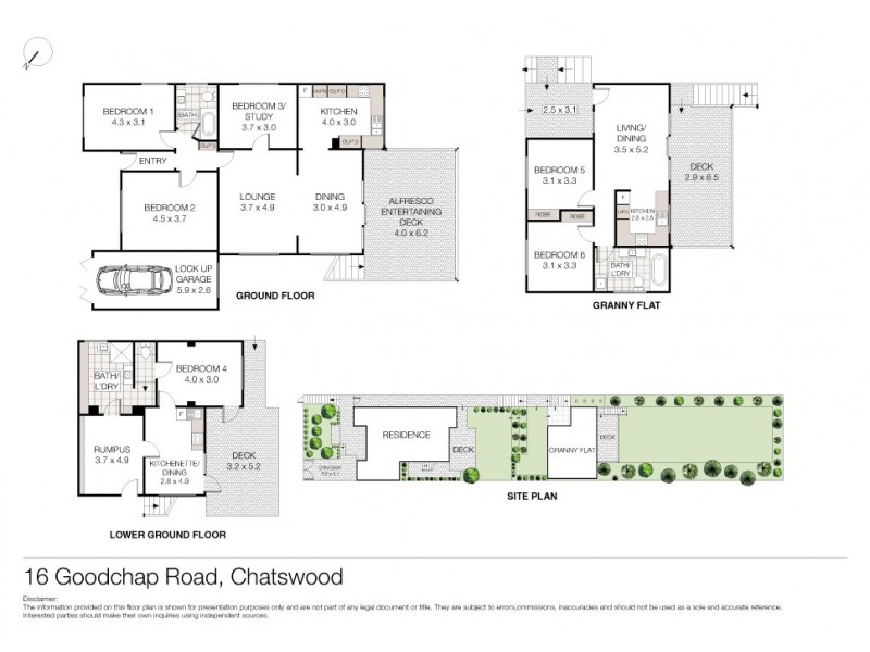 16 Goodchap Road, Chatswood NSW 2067 Floorplan