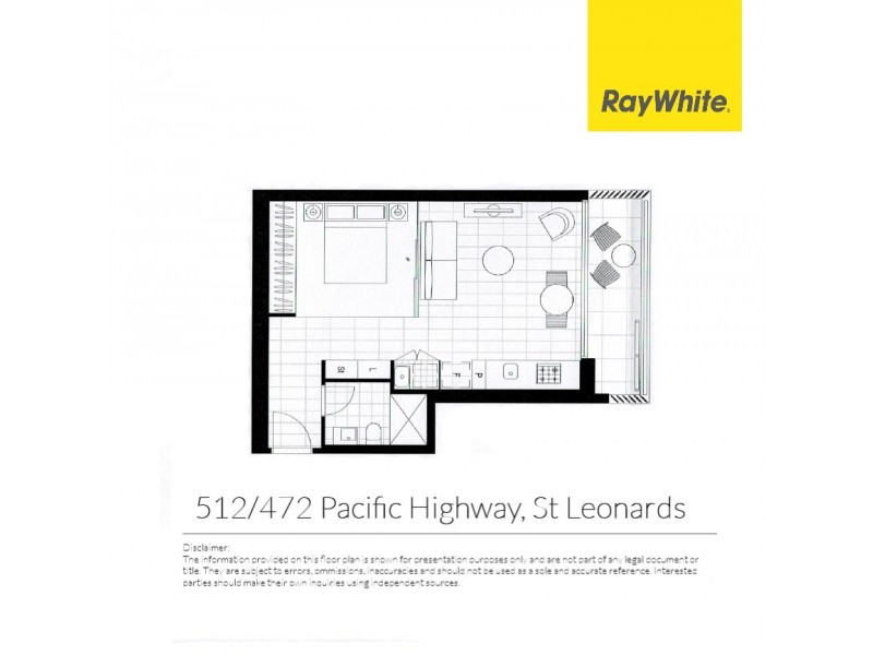 512/486 Pacific Highway, St Leonards NSW 2065 Floorplan