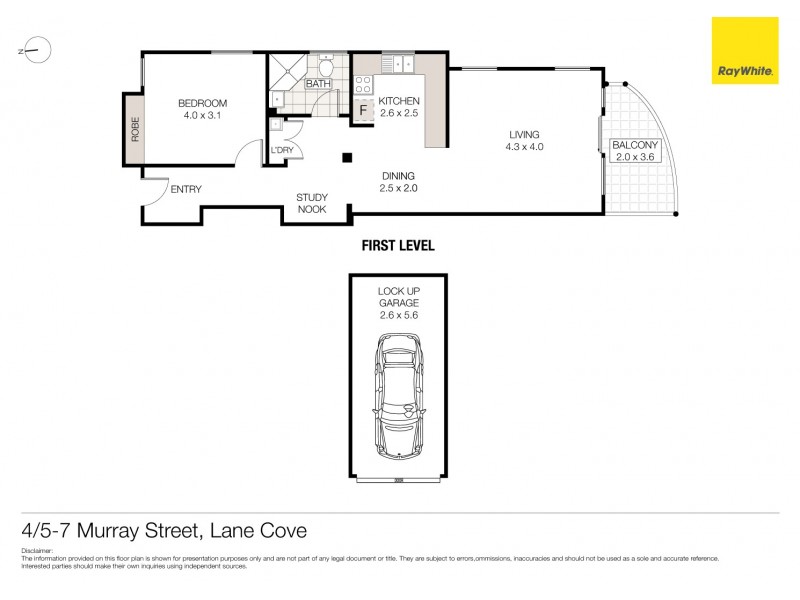 4/5-7 Murray Street, Lane Cove NSW 2066 Floorplan