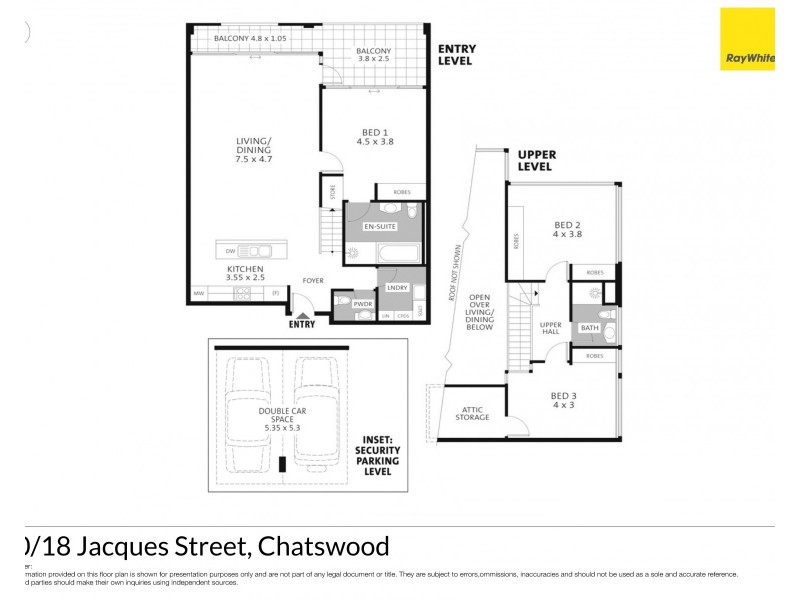 30/18 Jacques Street, Chatswood NSW 2067 Floorplan