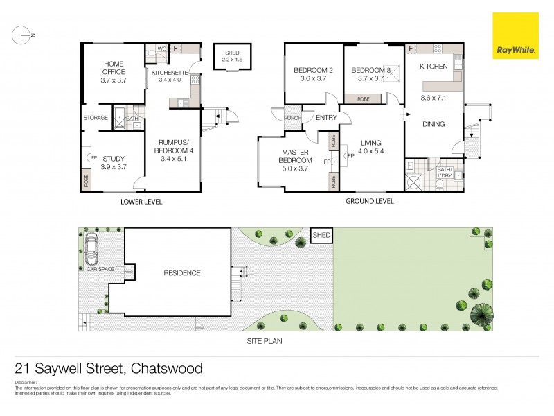 21 Saywell Street, Chatswood NSW 2067 Floorplan