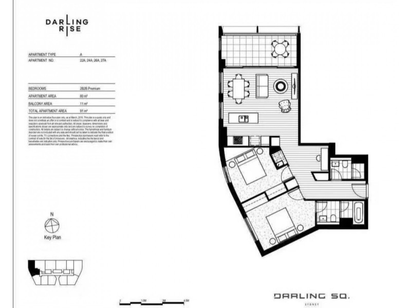 908/82 Hay Street, “Darling Rise”, Haymarket NSW 2000 Floorplan